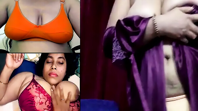 Bhabhi India Madura Con Pezones Duros Y Grandes Tetas En Saree