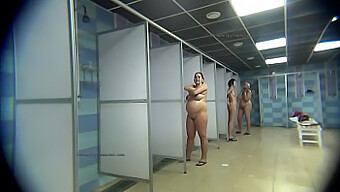 Voyeuristic Pleasure In A Mature Public Shower Room