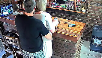 Indiscreet Spouse Engaging In Explicit Acts On Surveillance Footage